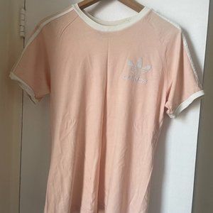 Adidas Pink Tri-Fold T-shirt | Urban Outfitters collab